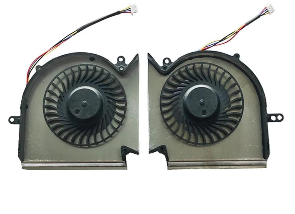 LappyPower Laptop CPU + GPU Cooling Fan for MSI GE63 GE73 GE63VR GE73VR GL63, GV63, GP63, GP73 GL73 PAAD06015SL N384 N383 N417 DC 5V PAIR (4 Pin)