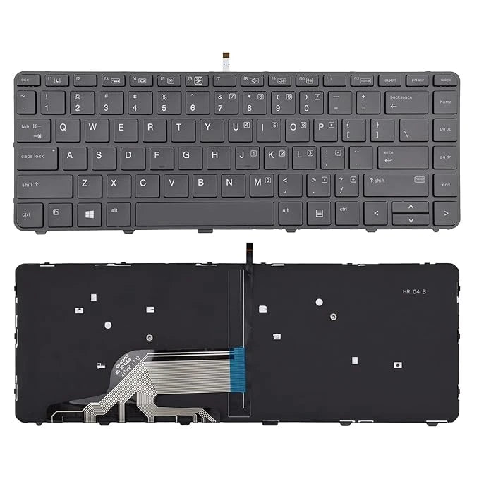 LappyPower Laptop Keyboard compatible for HP Probook 430 G3 440 G3 445 G3 Black with Backlight