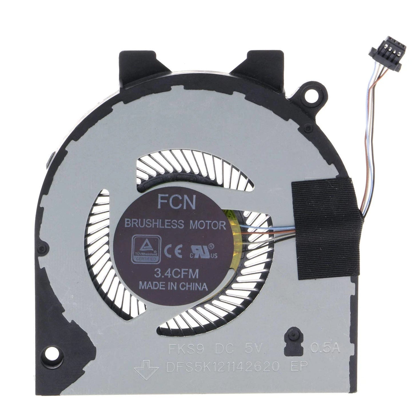 LappyPower Laptop CPU Cooling Fan for DELL INSPIRON 5482 P93G 5488 5580 5581 5481 0G0D3G G0D3G (4 Pin)