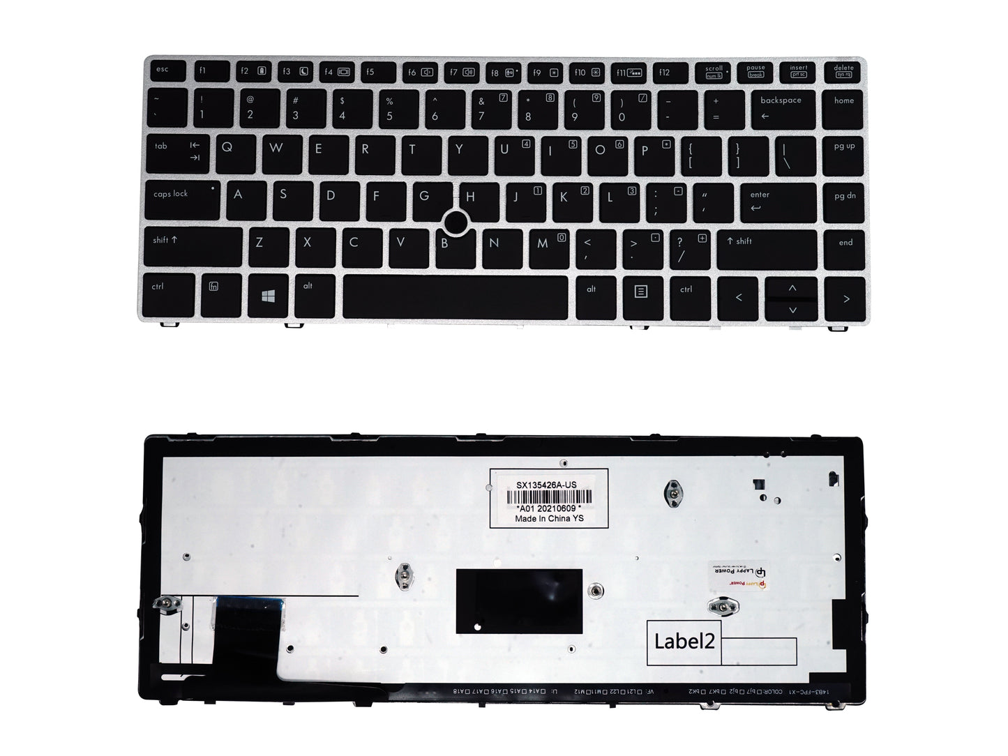 Laptop Keyboard compatible for HP 9470M WITH MOUSE BACKLIGHT