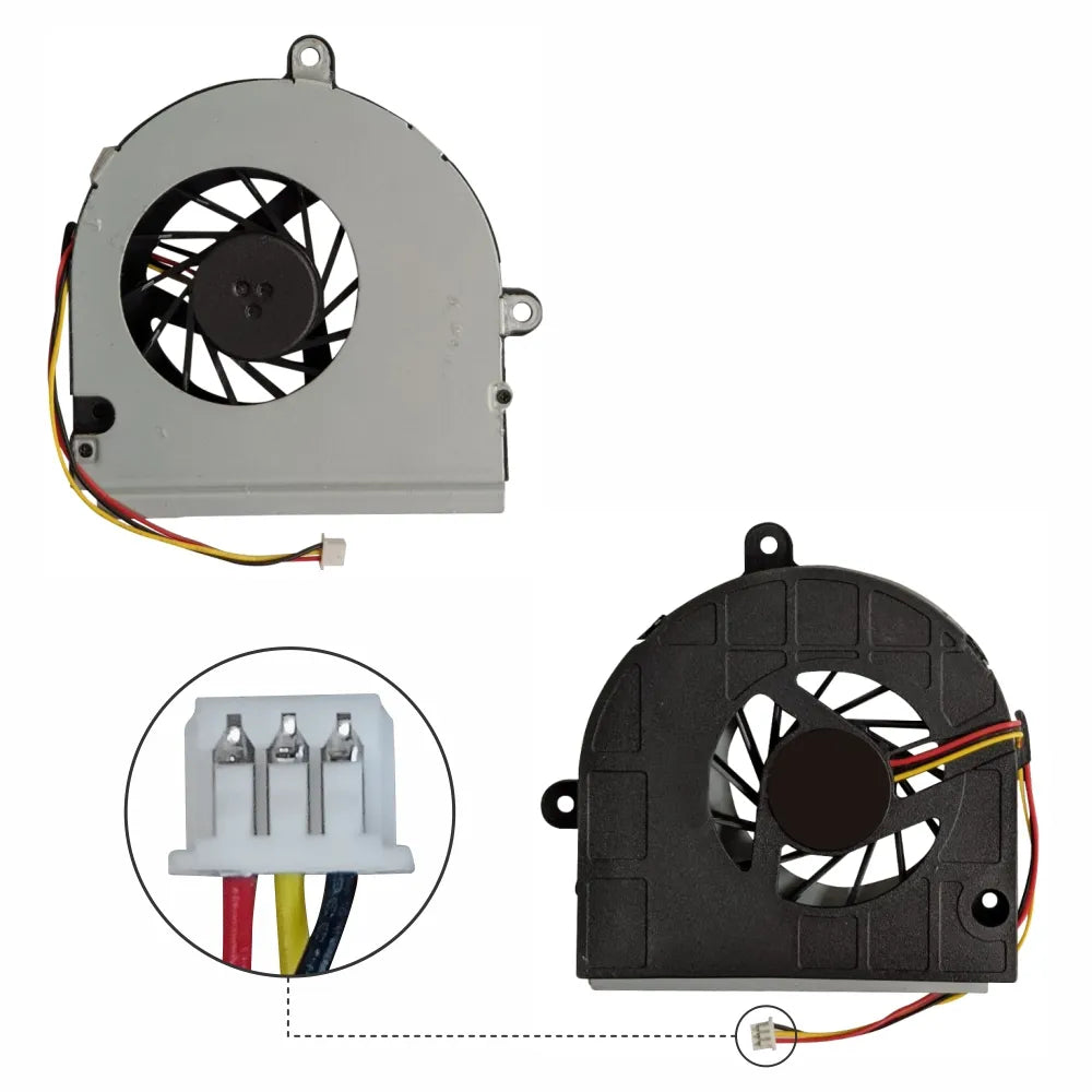LappyPower Laptop CPU Cooling Fan for Asus K53 X53 X53U Series (3 Pin)