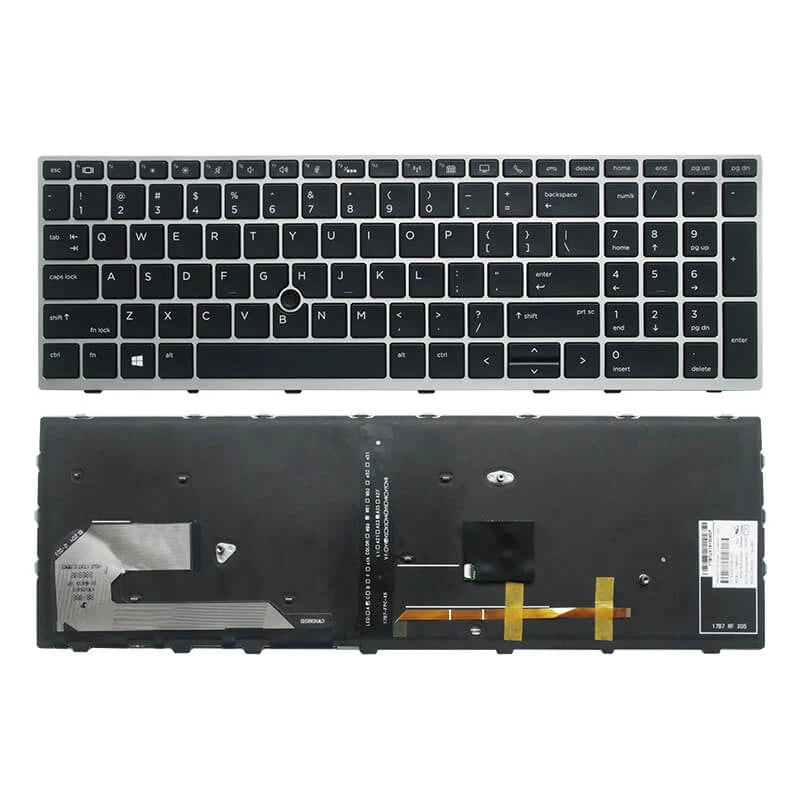 LappyPower Laptop Keyboard compatible for HP EliteBook 850 G5, 755 G5, 850 G6, L14366-031 (With Mouse and Backlight)