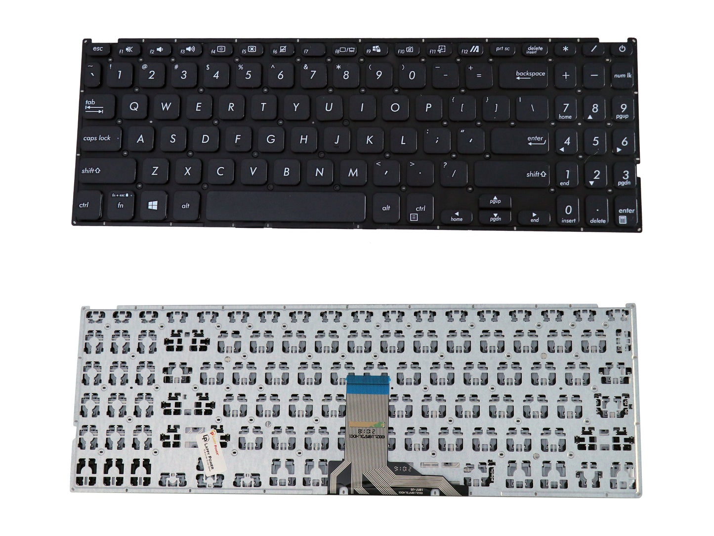 Laptop Keyboard compatible for ASUS X509 / X515 BLACK