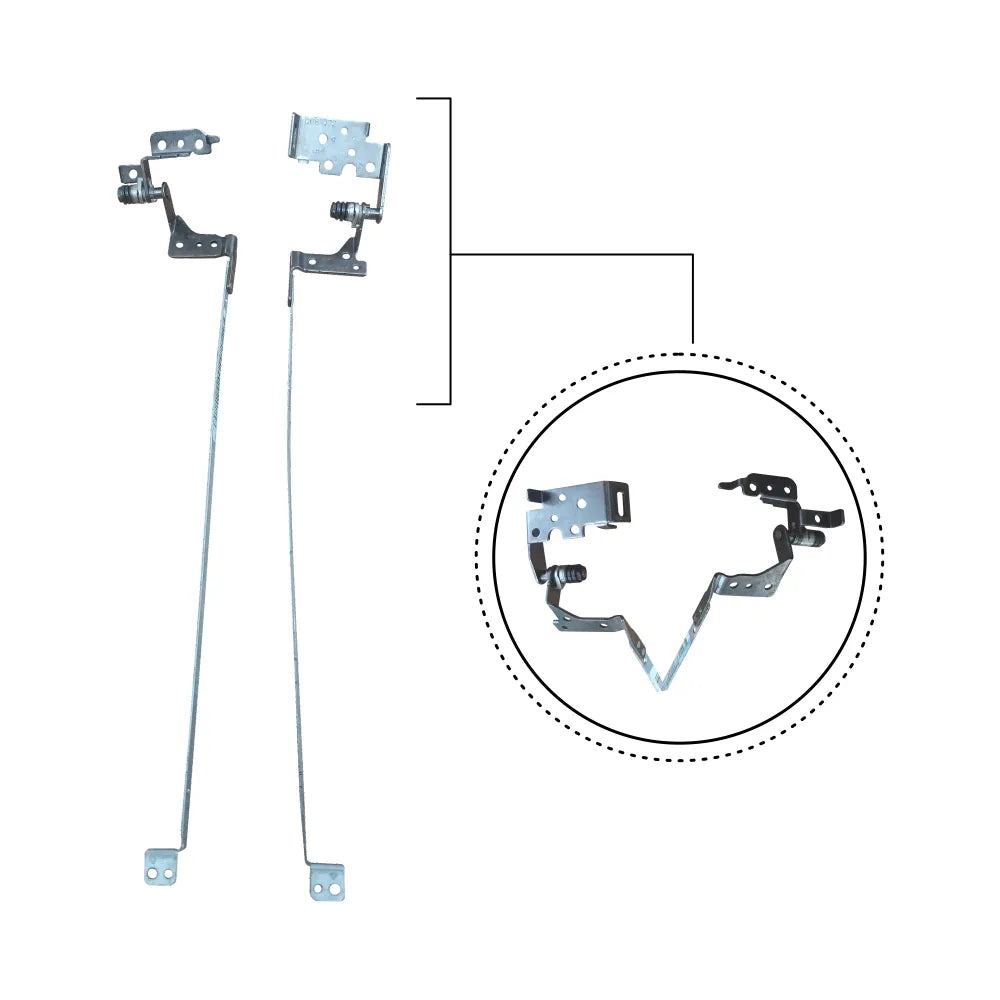 LappyPower LCD Screen Hinge Set for HP Pavilion G4 G4-1000 G4-1100 G4-1200 G4-1300 (Left & Right)