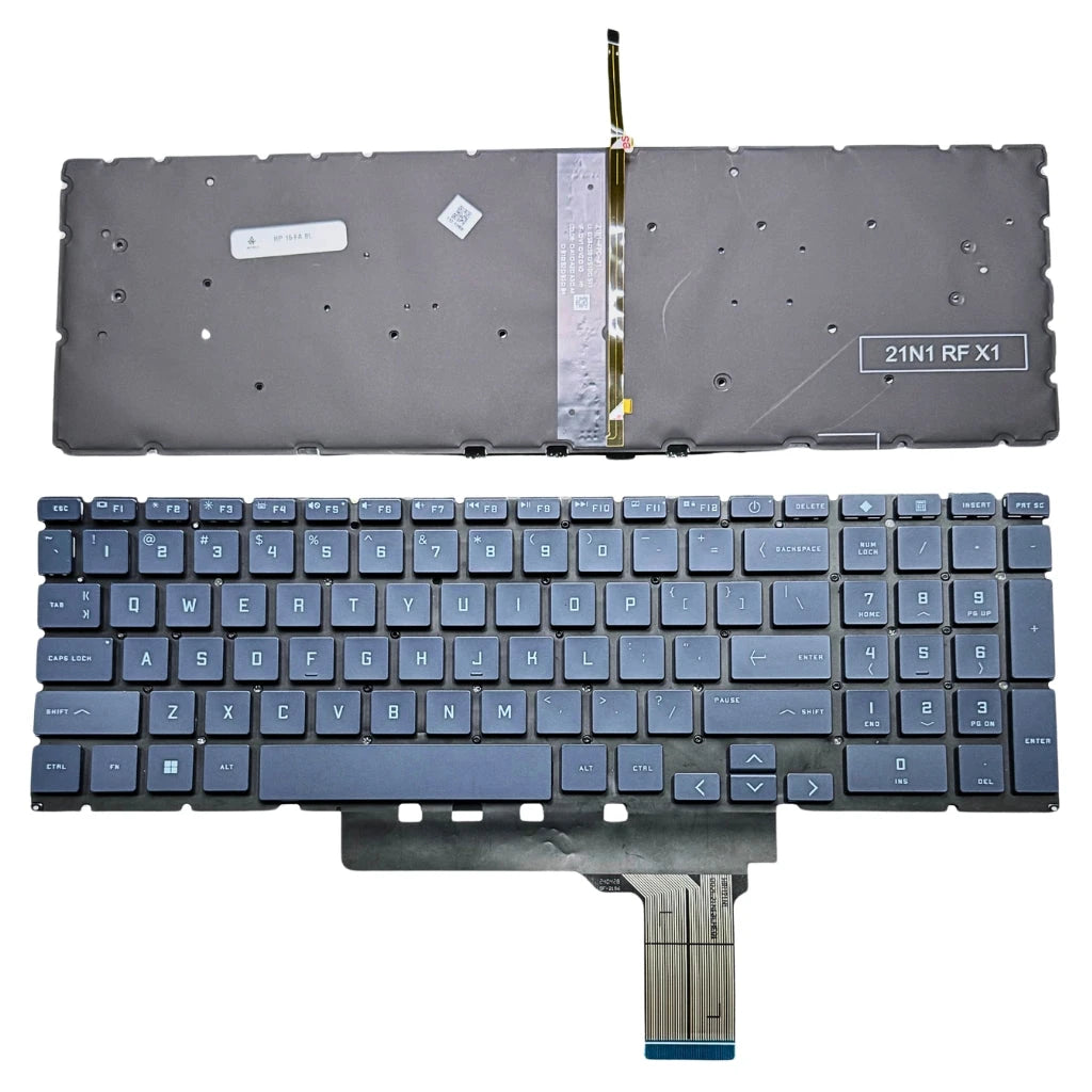 LappyPower Laptop Keyboard compatible for HP Victus 15-FA 16-E with Blue keys and Backlight