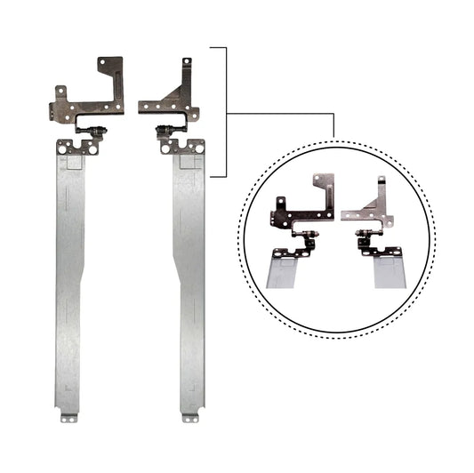 LappyPower LCD Screen Hinge Set for Dell Latitude 3510 E3510 08XVW9 0GCK6R (Left & Right)