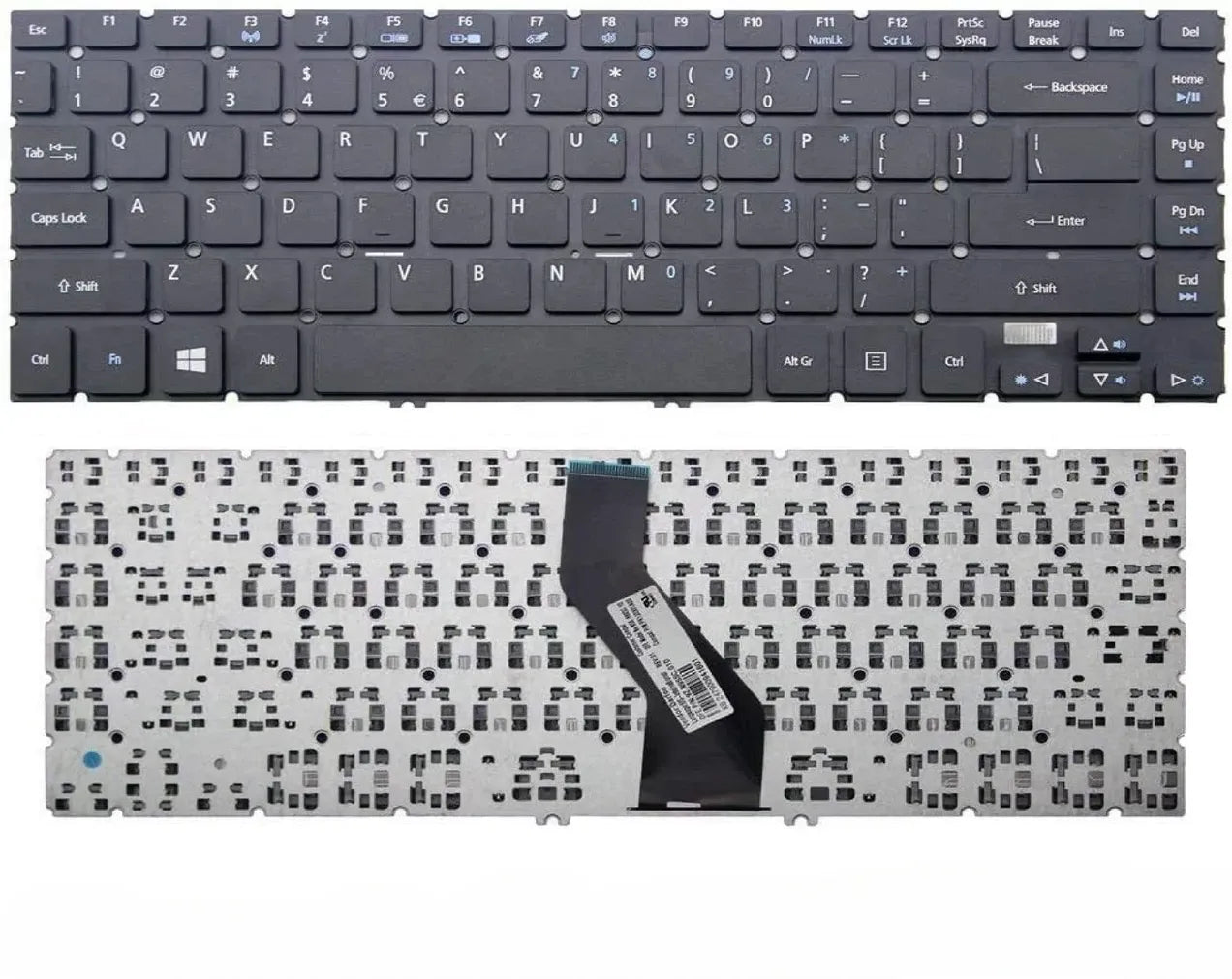 LappyPower Laptop Keyboard compatible for Acer Aspire V7-481P V7-481P-6455 without Backlight