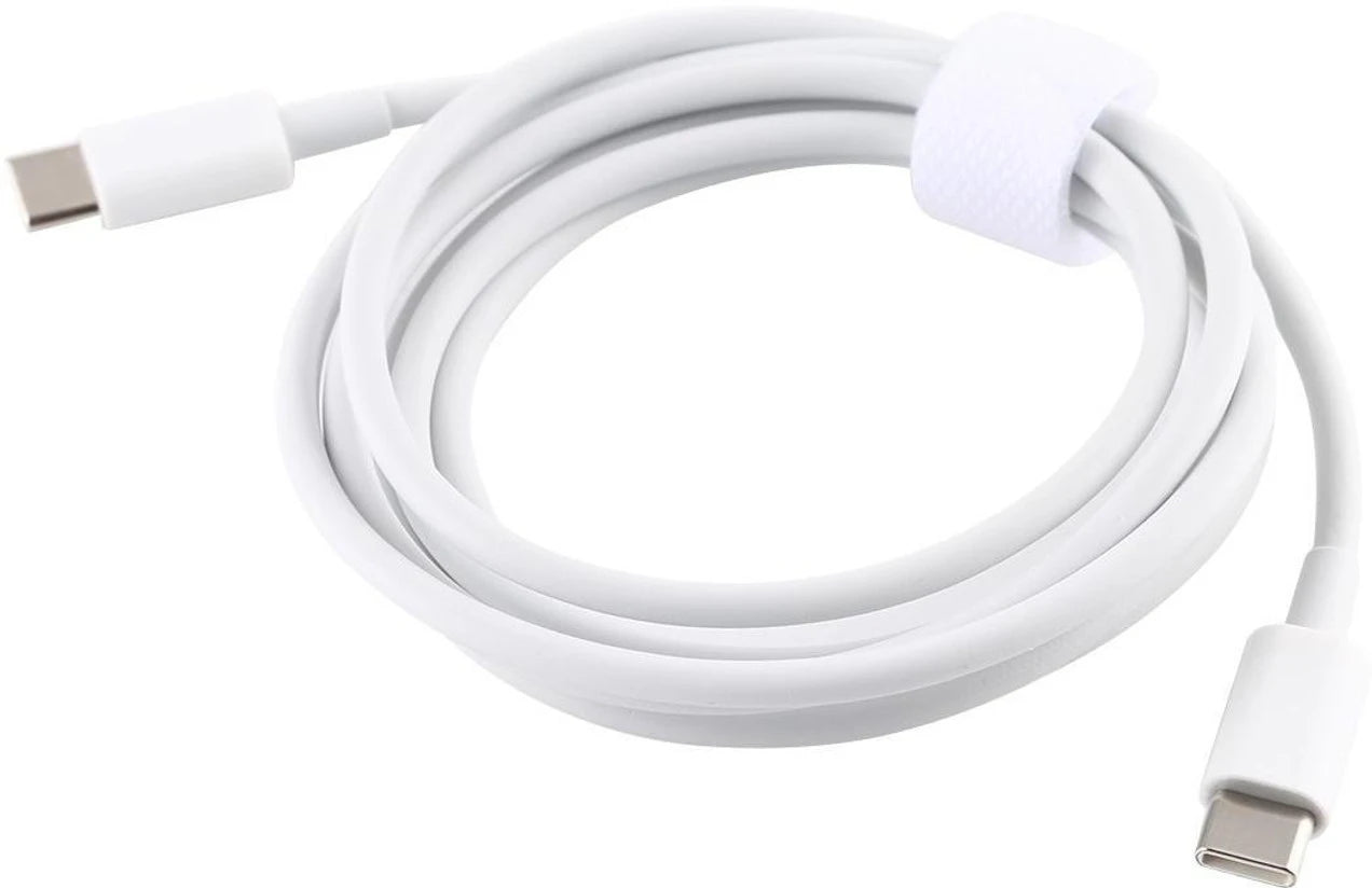 LappyPower White USB Type-C Male To USB Type-C Male (1.5 Meter) Fast Charging & Data Cable Cord