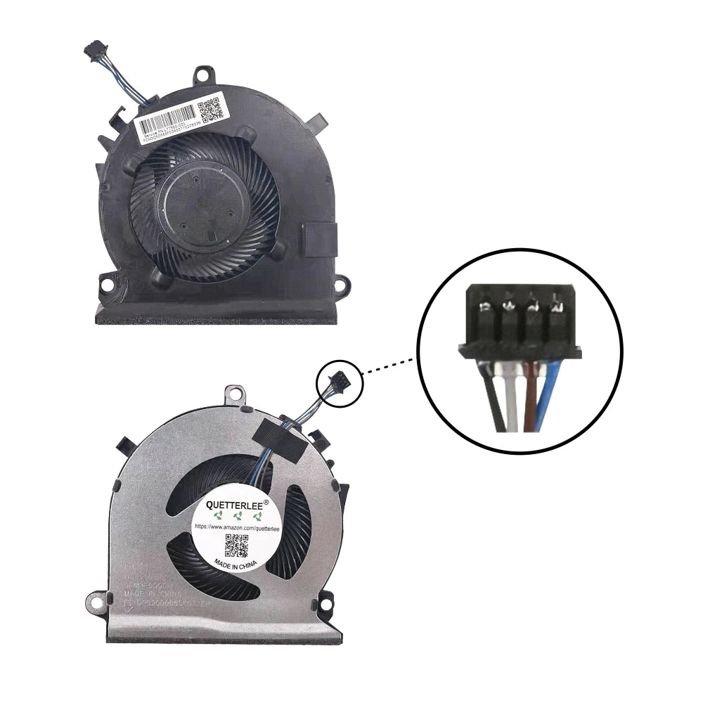 LappyPower Laptop CPU Cooling Fan for HP Pavilion Gaming 15EC 15-EC (4 Pin)