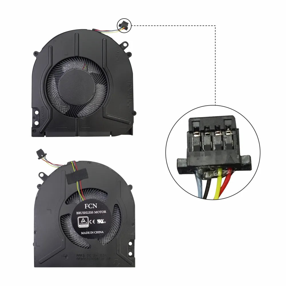 LappyPower Laptop CPU Cooling Fan for HP Pavilion X360 14DY 14-DY 14M-DY Series (4 Pin)