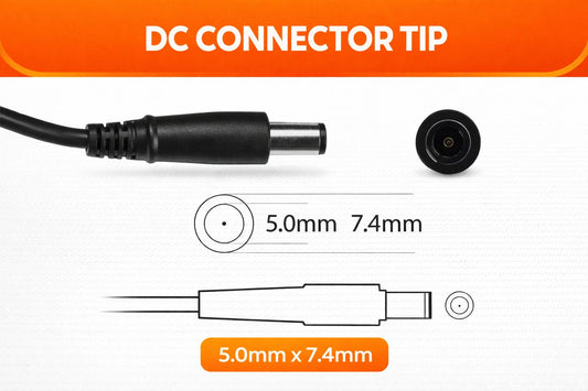 LappyPower Laptop Adapter compatible for HP (135W 19.5V 6.92A) Big Pin - 7.4mm x 5.0mm