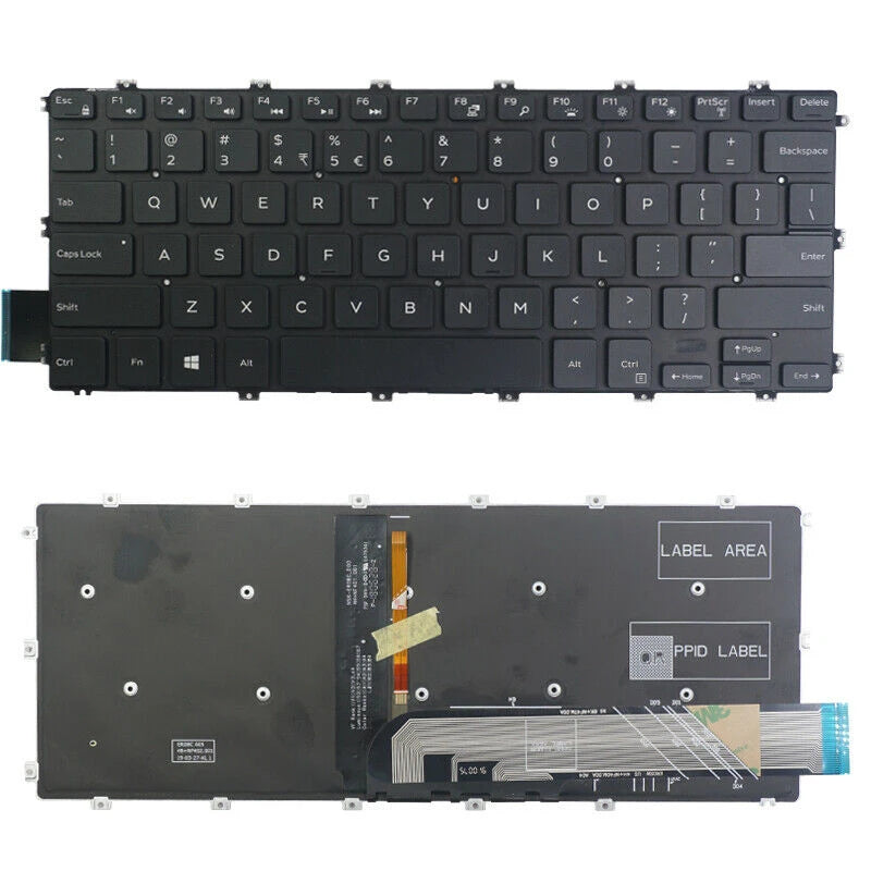 LappyPower Laptop Keyboard compatible for Dell Inspiron 5580 5585 7586 5480 5488 5485 7386 5482 46MX5 with Backlight