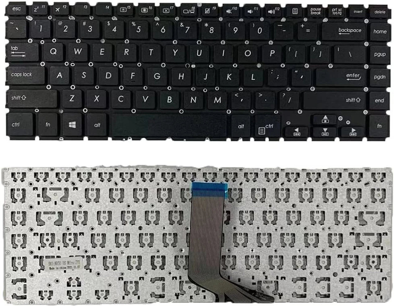 LappyPower Laptop Keyboard for ASUS PRO P1440 P1440F P1440FA P1440UF without Backlit