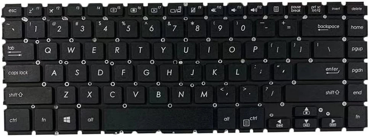 LappyPower Laptop Keyboard for ASUS PRO P1440 P1440F P1440FA P1440UF without Backlit