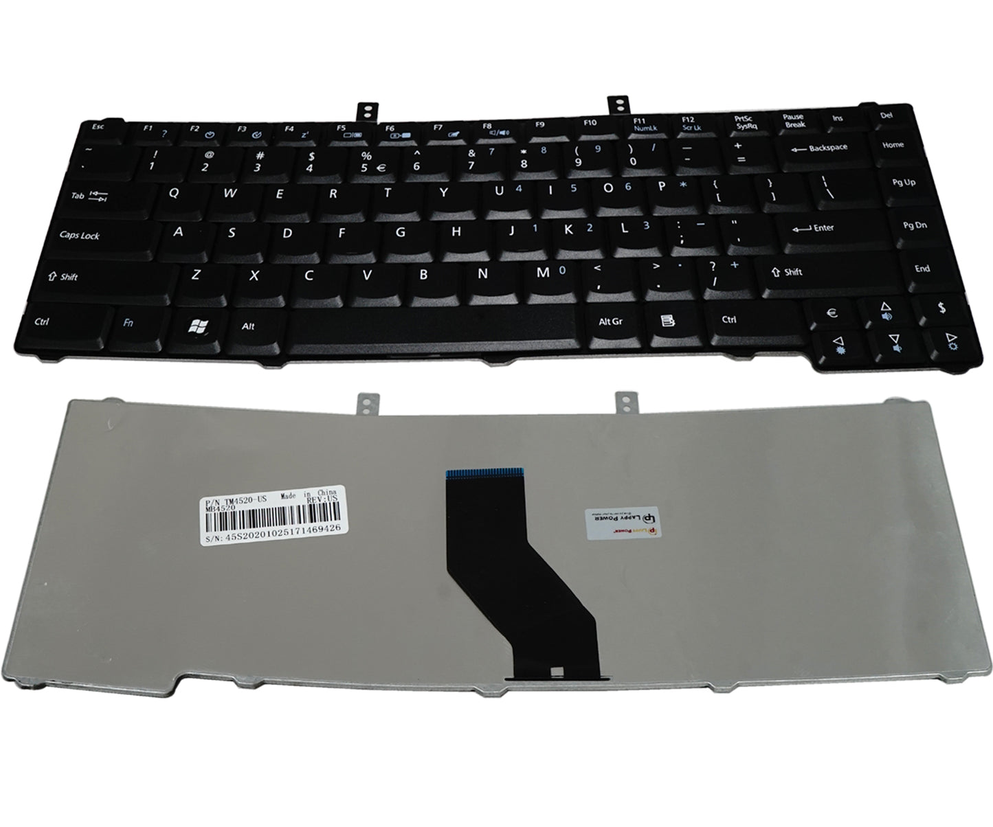 Laptop Keyboard compatible for ACER EXTENSA 4620 / TM 4520 / TM 5710