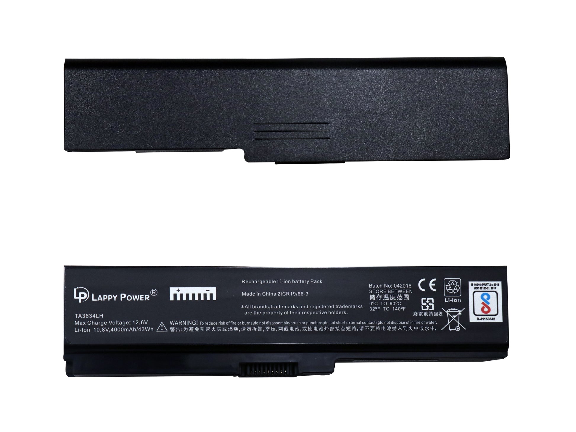 Laptop Battery compatible for TOSHIBA PA3634U PA3728 M300 PA3636 U400