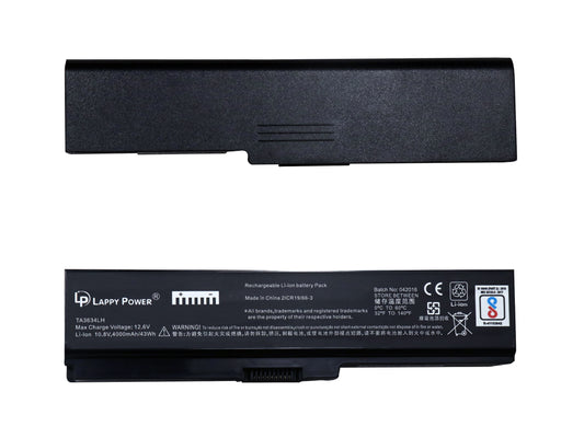 Laptop Battery compatible for TOSHIBA PA3634U PA3728 M300 PA3636 U400