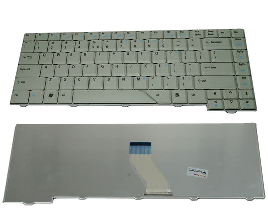 Laptop Keyboard compatible for ACER 4710 WHITE