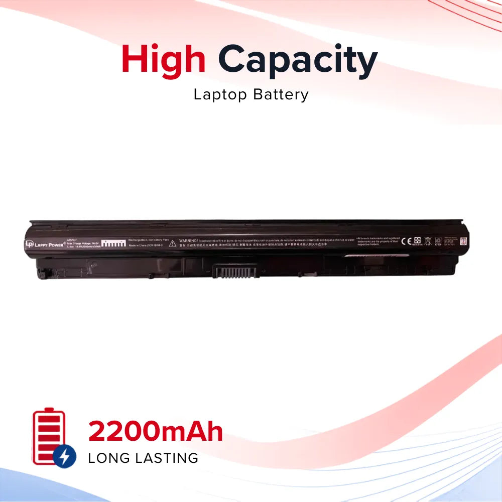 LappyPower Compatible Battery for Dell M5Y1K - Dell 3451, 3558, 3576, 5558 Laptops (2200mAh, 4-Cell)