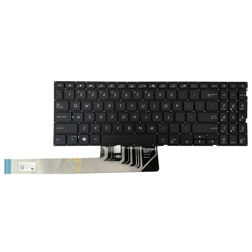 LappyPower Laptop Keyboard for Asus F571G Black with Backlit