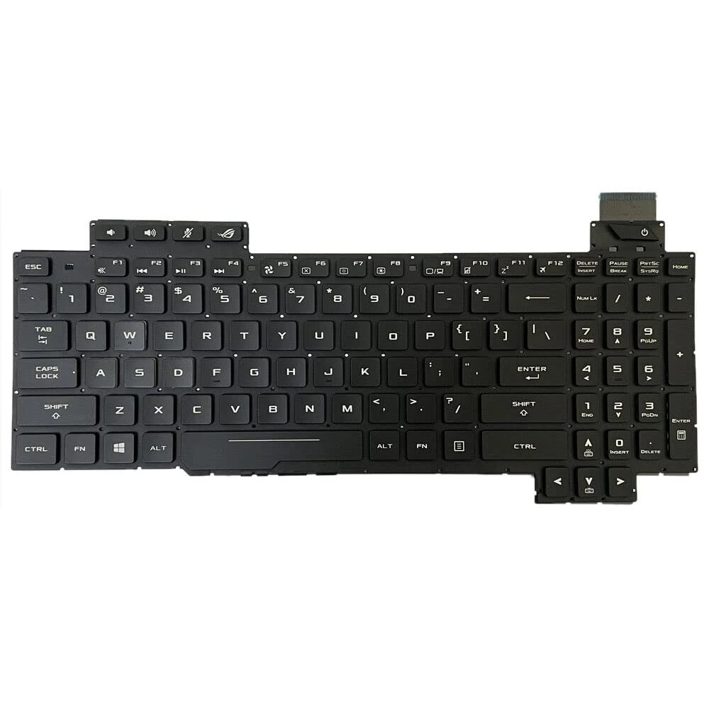 LappyPower Laptop Keyboard for Asus ROG Strix GL503 GL503V GL503VD GL503VS GL503VM GL503GE Series Black with Backlit