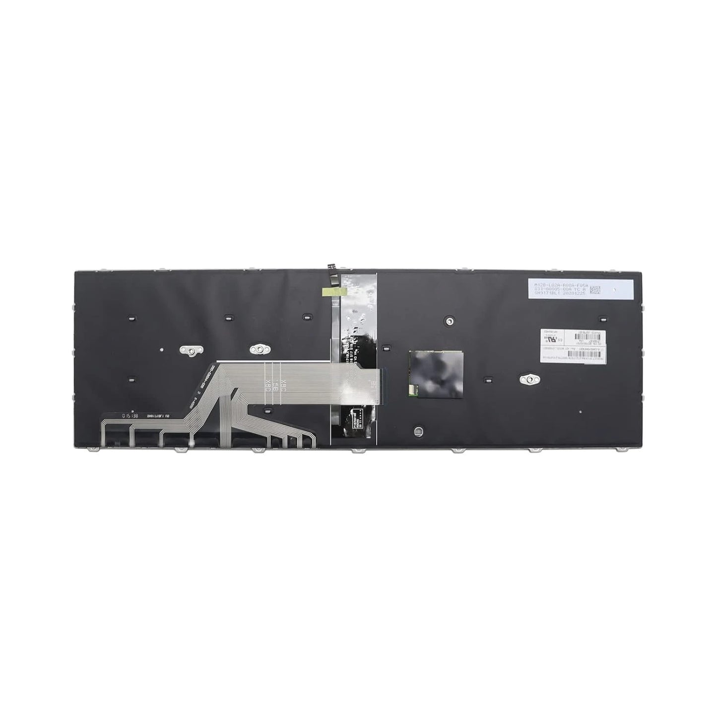 LappyPower Laptop Keyboard compatible for HP ProBook 650 G4 650 G5 655 G4 655 G5 Silver Frame with Trackpoint & Backlight