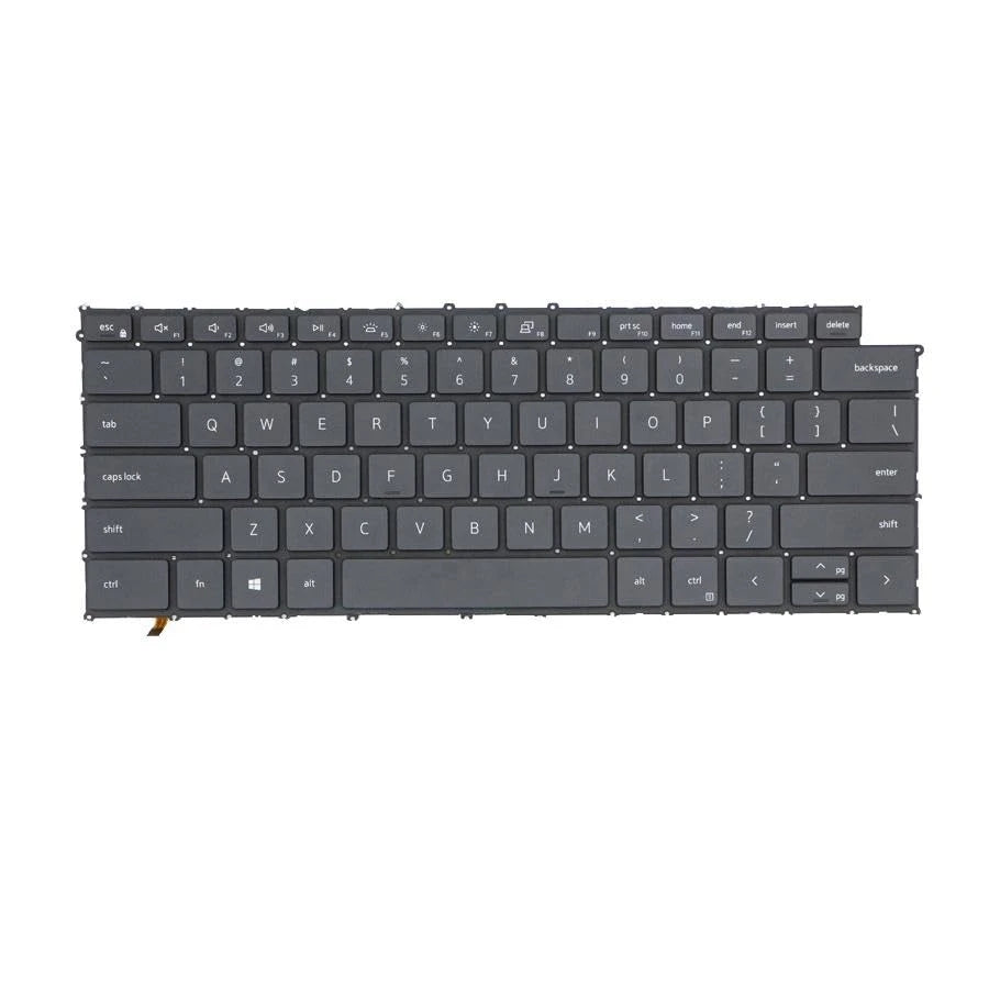 LappyPower Laptop Keyboard for DELL Precision 5550 5560 5750 5760 Black with Backlight