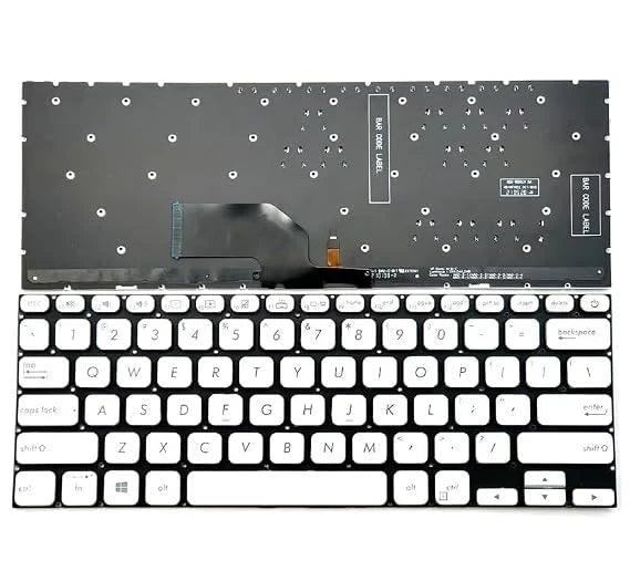 LappyPower Laptop Keyboard for Asus VivoBook S13 S330 S330U S330UA S330UN Silver with Backlit