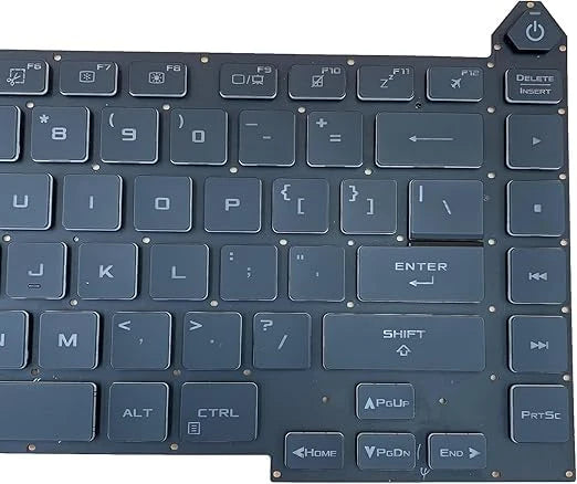 LappyPower Laptop Keyboard for ROG STRIX G513 Series Black with Backlit