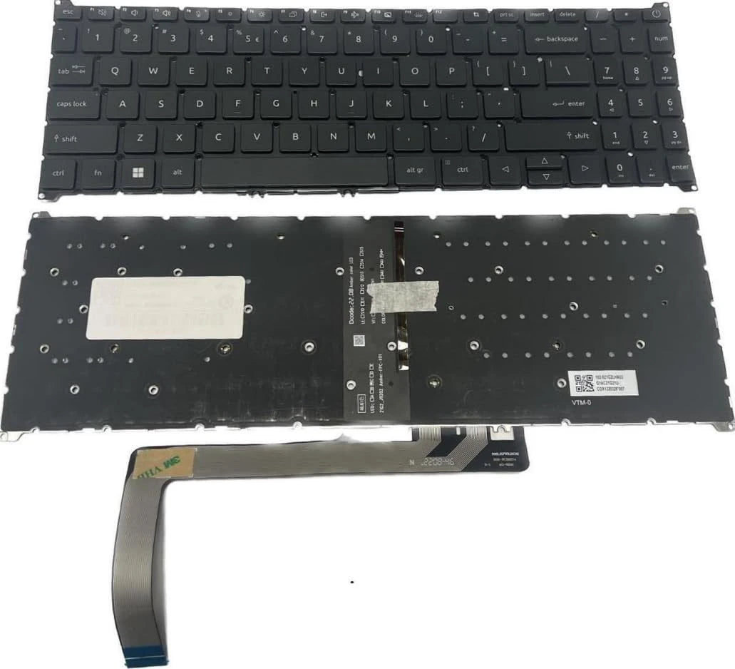LappyPower Laptop Keyboard compatible for Acer Aspire A315-59 A315-59G A515-57 A515-57G A715-51G A715-76 with Backlight