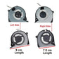 LappyPower Laptop CPU GPU Cooling Fan for DELL INSPIRON G7 15-7000, 15-7577, G7-7577, 15-7588, G7-7588, G5-5587 Pair (4 Pin)