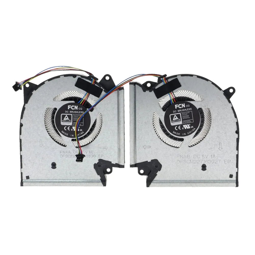 LappyPower CPU+GPU Cooling Fan for ASUS ROG Strix G15 G17 G513IC, G513IE, G513IH, G713IC, G713IE DC 5V Pair (4-Pin)