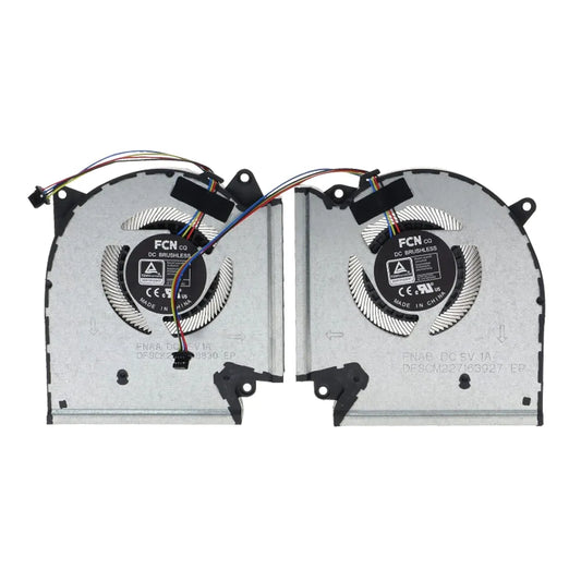 LappyPower CPU+GPU Cooling Fan for ASUS ROG Strix G15 G17 G513IC, G513IE, G513IH, G713IC, G713IE DC 5V Pair (4-Pin)