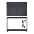 LappyPower LCD Back Cover ABH for HP 14q-cs 14cs 14cm 14ck 240 G7 (With Hinge and Front Bezel) (Black)