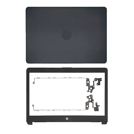 LappyPower LCD Back Cover ABH for HP 14q-cs 14cs 14cm 14ck 240 G7 (With Hinge and Front Bezel) (Black)