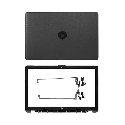LappyPower LCD Back Cover ABH for HP Pavilion 15-DA 15T-DA 15-DB 15T-DB (With Hinge and Front Bezel) (Black)