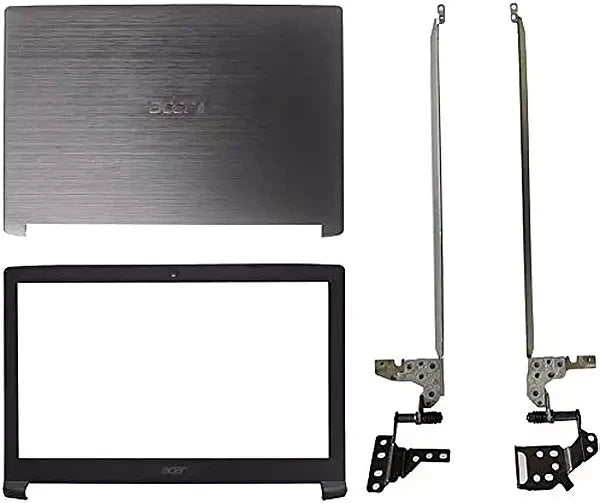 LappyPower LCD Back Cover ABH for Acer Aspire 5 A515-41G A515-51 A515-51G A515- 53 (With Hinge and Front Bezel) (Black)
