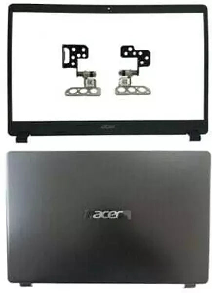 LappyPower LCD Back Cover ABH for Acer Aspire 3 A315-42 A315-54 A315-56 (With Hinge and Front Bezel) (Black)
