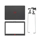 LappyPower LCD Back Cover ABH for HP 14-BS 14-BW 240 G6 Series (With Hinge and Front Bezel) (Black)