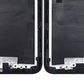 LappyPower LCD Back Cover ABH for HP 15-BS 15-BW 15T-BR 15Q-BU 15T-BS 250 G6 255 G6 (With Hinge and Front Bezel) (Black)