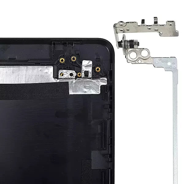 LappyPower LCD Back Cover ABH for HP 15-BS 15-BW 15T-BR 15Q-BU 15T-BS 250 G6 255 G6 (With Hinge and Front Bezel) (Black)