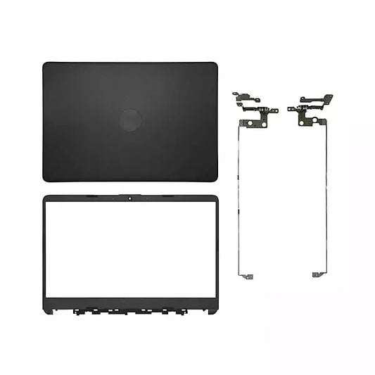 LappyPower LCD Back Cover ABH for HP 14-DQ 14S-EQ 14S-FQ Series Laptops (With Hinge and Front Bezel) (Black)