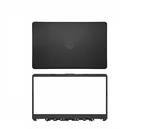 LappyPower LCD Back Cover ABH for HP 14-DQ 14S-EQ 14S-FQ Series Laptops (With Hinge and Front Bezel) (Black)