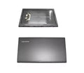 LappyPower LCD Back Cover ABH for Lenovo Ideapad 320-15ISK 320 15IKB (With Hinge and Front Bezel) (Black)