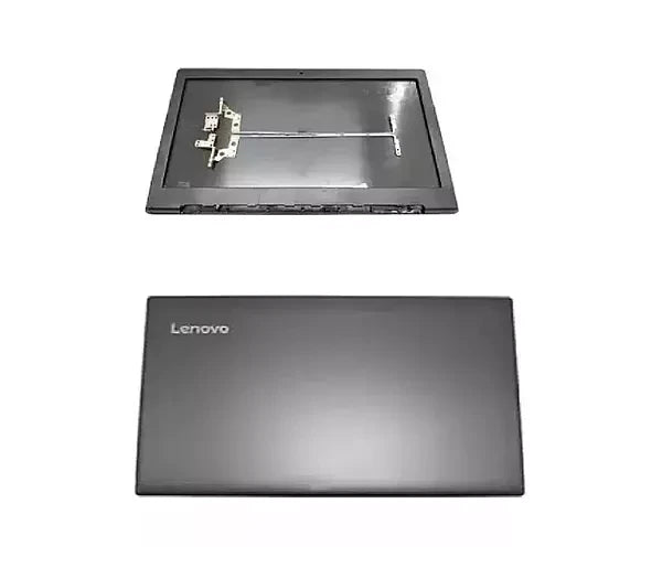LappyPower LCD Back Cover ABH for Lenovo Ideapad 320-15ISK 320 15IKB (With Hinge and Front Bezel) (Black)