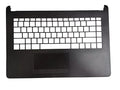 LappyPower Laptop Palmrest C-Cover for HP Pavilion 14-BS (Touchpad with Logic Card) (Black)