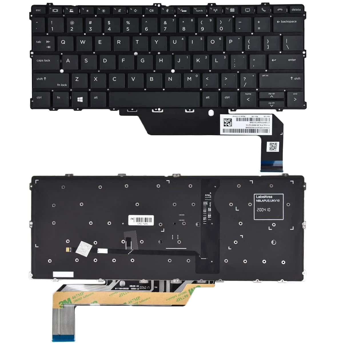 LappyPower Laptop Keyboard compatible for HP EliteBook X360 1030 G2, 1030 G3, 1030 G4 and EliteBook 1020 G3 Laptops (UK Layout with Backlight)