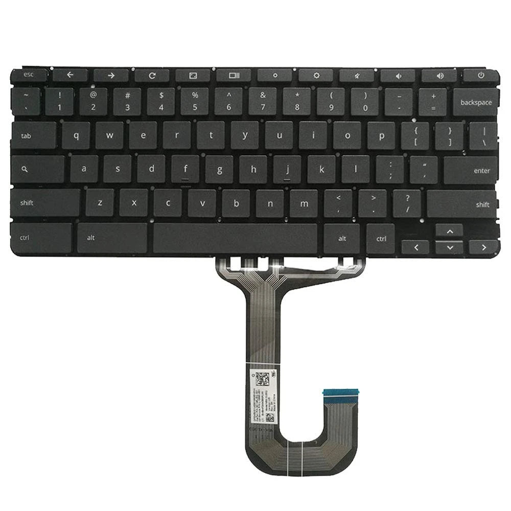 LappyPower Laptop Keyboard compatible for HP ChromeBook 11 G6 EE Black without Backlight