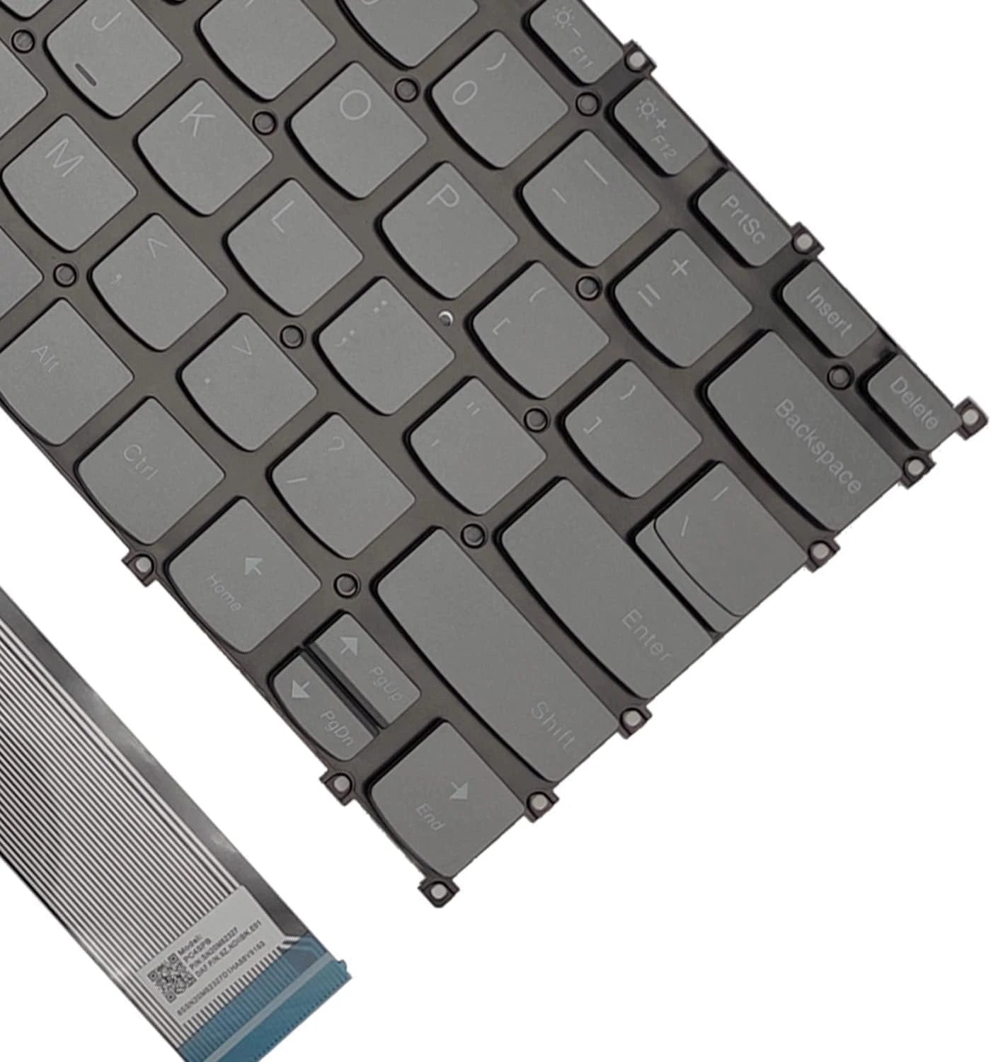 LappyPower Laptop Keyboard for Lenovo IdeaPad S540-14 S540-14API S540-14IML Touch S540-14IWL Gray with Backlit