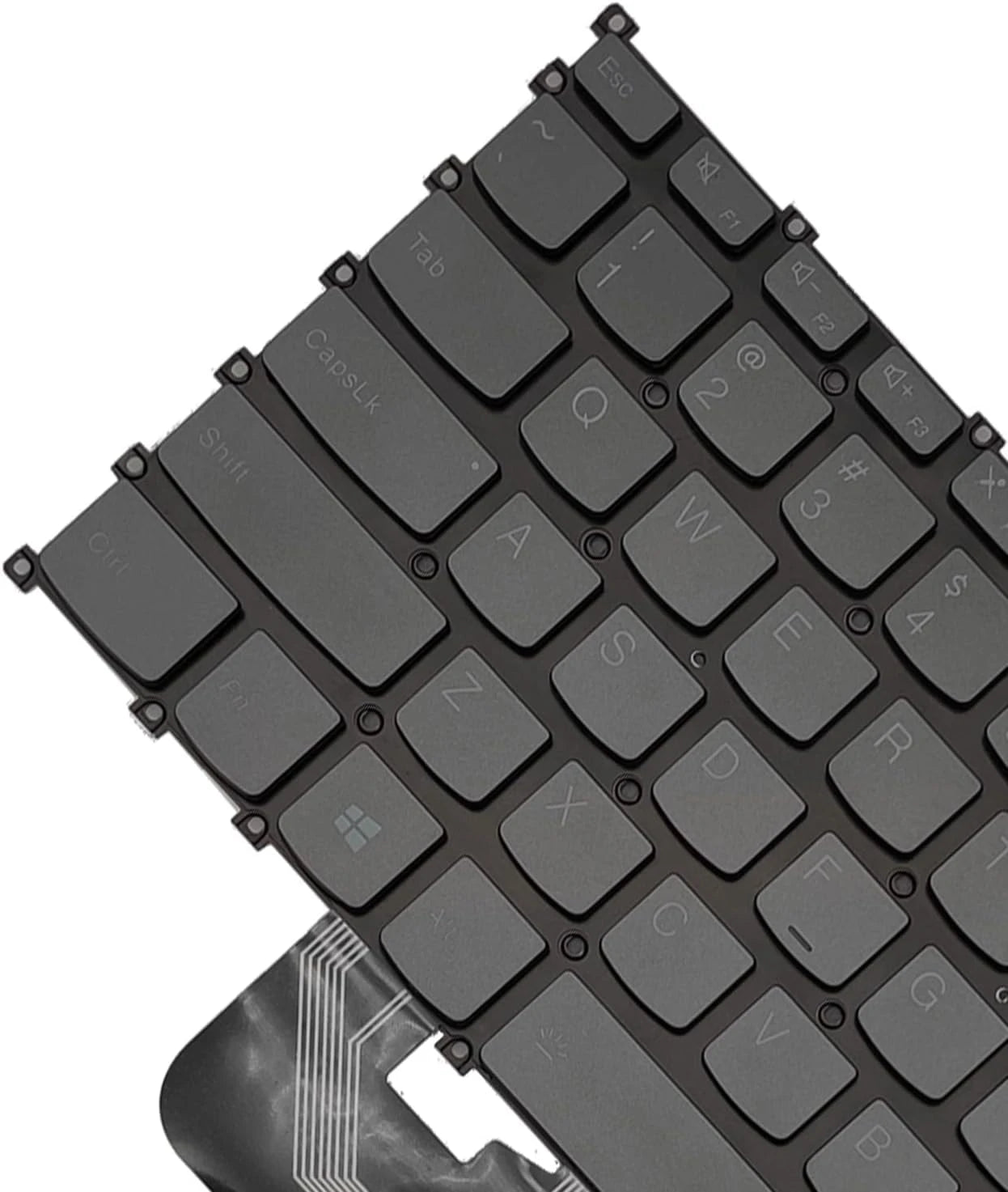 LappyPower Laptop Keyboard for Lenovo IdeaPad S540-14 S540-14API S540-14IML Touch S540-14IWL Gray with Backlit